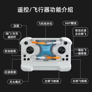 Cross-Border Mini Aircraft Drone Small Pocket Remote Control Aircraft Fixed Height Quadcopter Small Gift Desktop