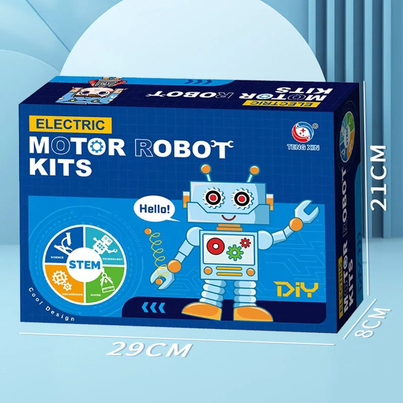 Four-in-One STEM Robot kit, DIY Robot kit, Physics Engineering for Kids - Image 2